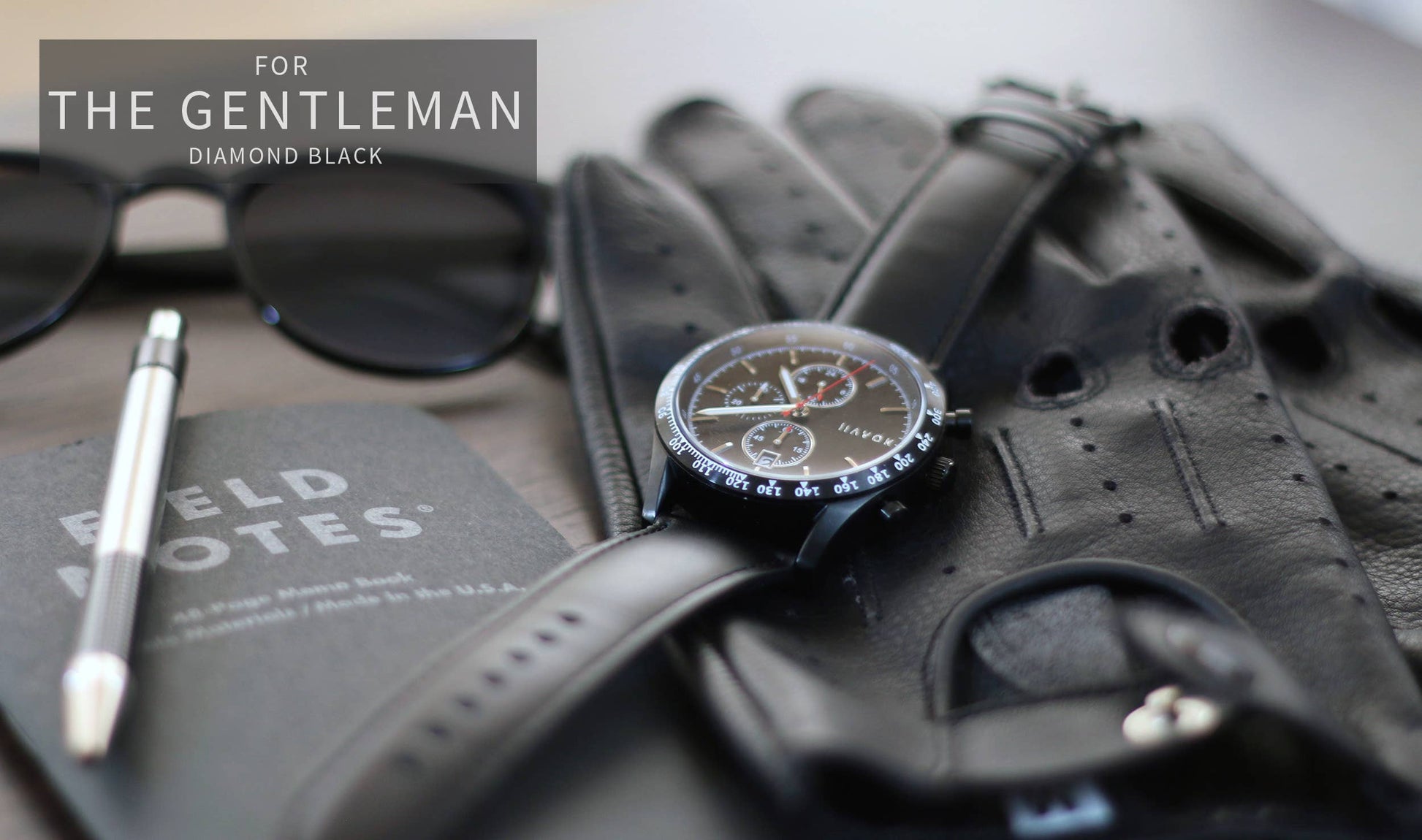 Elliot Havok Elliot Havok - Diamond Black Racer Chronograph - 42mm