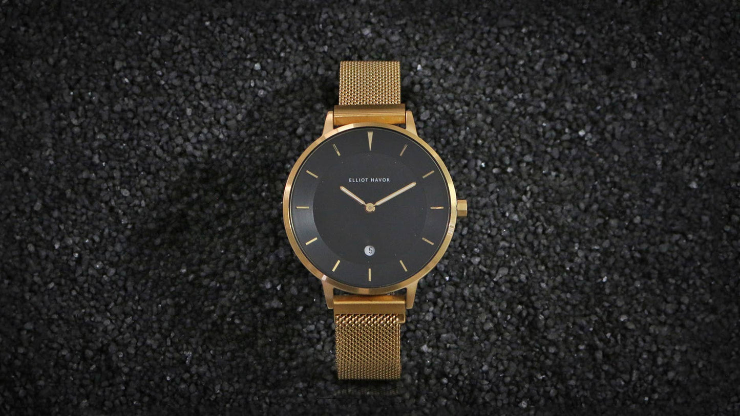 Elliot Havok Elliot Havok - Gold Ember Minimalist Mesh - 38mm