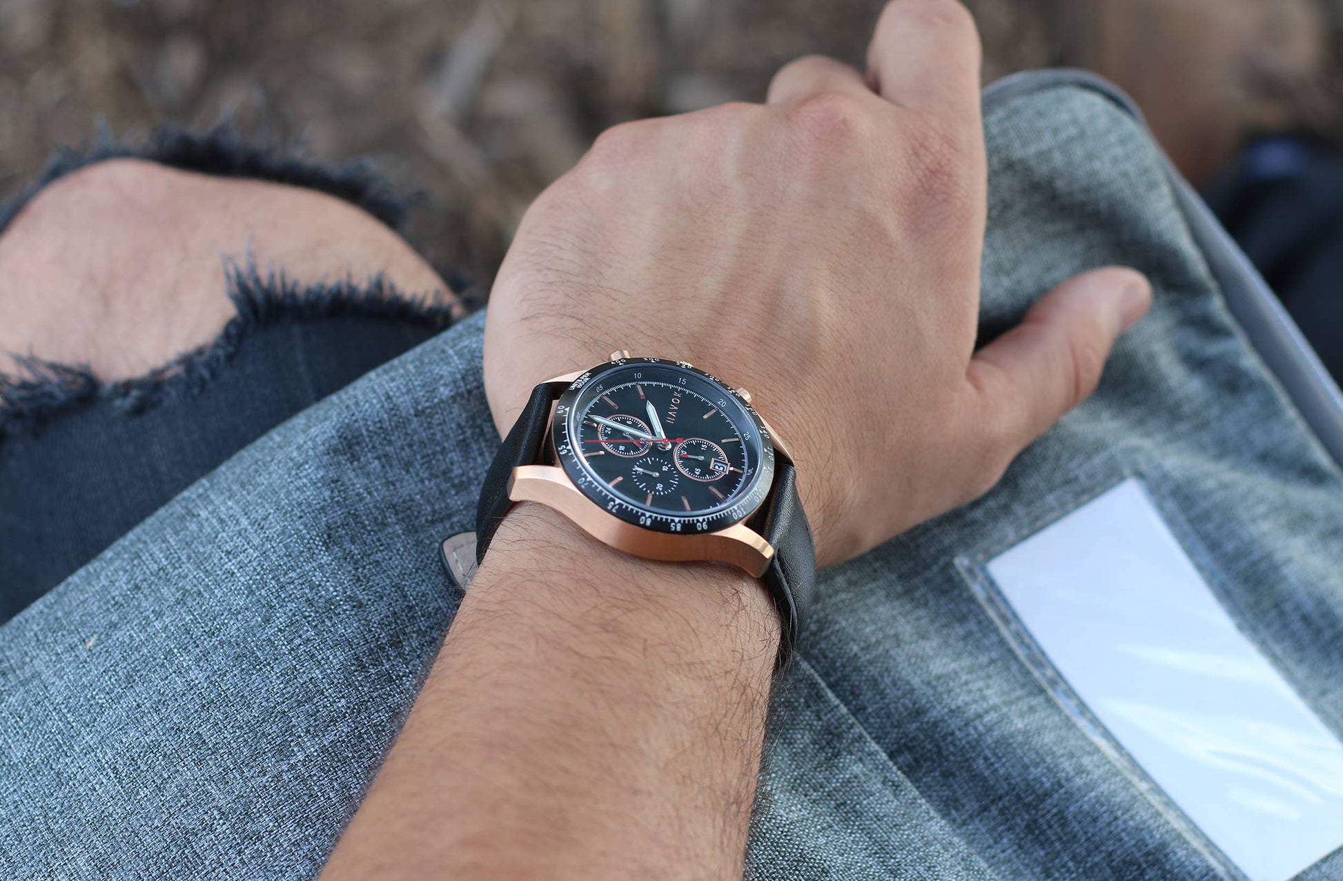 Elliot Havok Elliot Havok - Rose Gold Racer Chronograph - 42mm