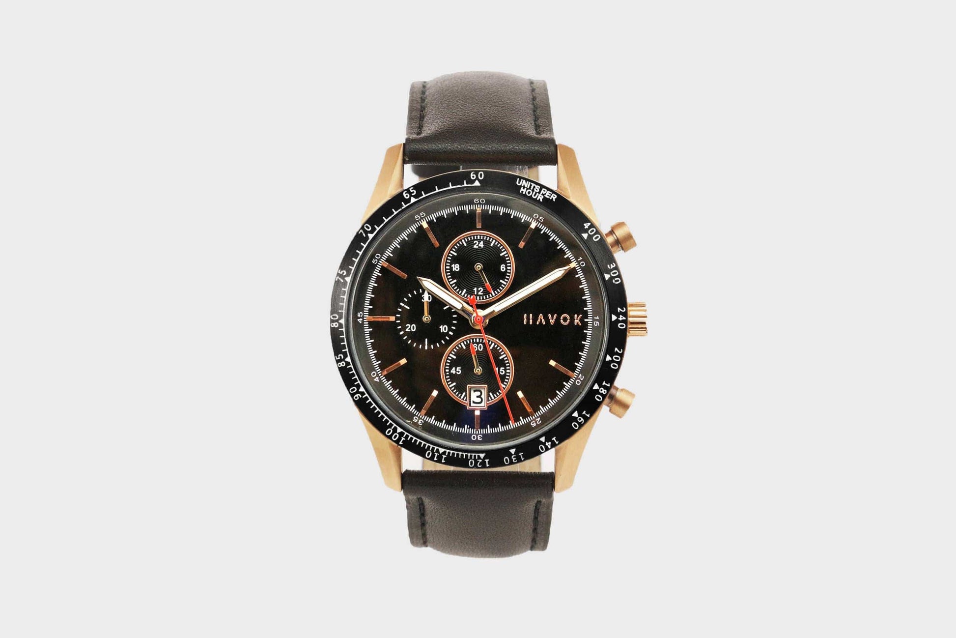 Elliot Havok Elliot Havok - Rose Gold Racer Chronograph - 42mm