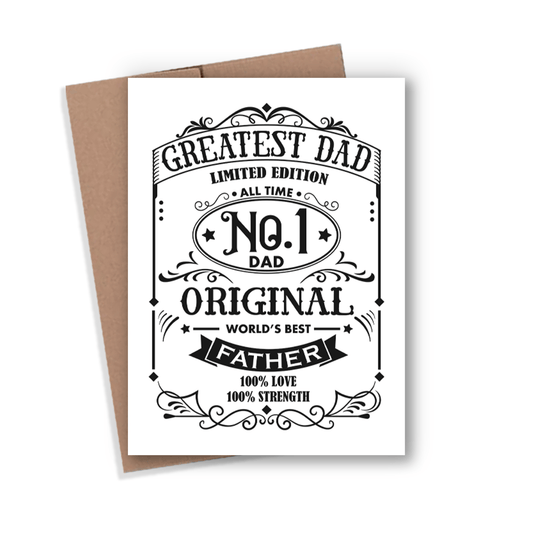 Expression Design Co Expression Design Co - Number 1 Dad Card