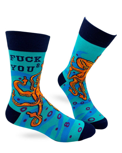 Fabdaz F..k You To The Eight Men's Novelty Crew Socks