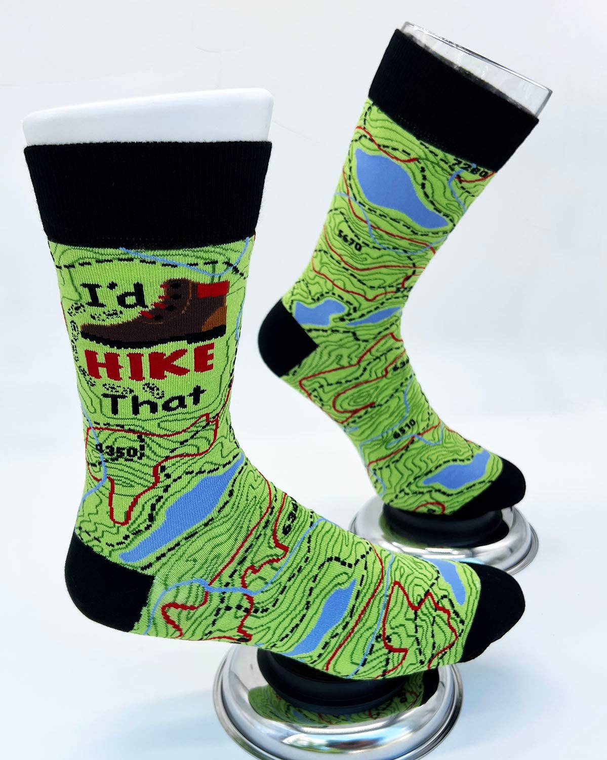 Fabdaz Fabdaz - I'd Hike That Men's Novelty Crew Socks