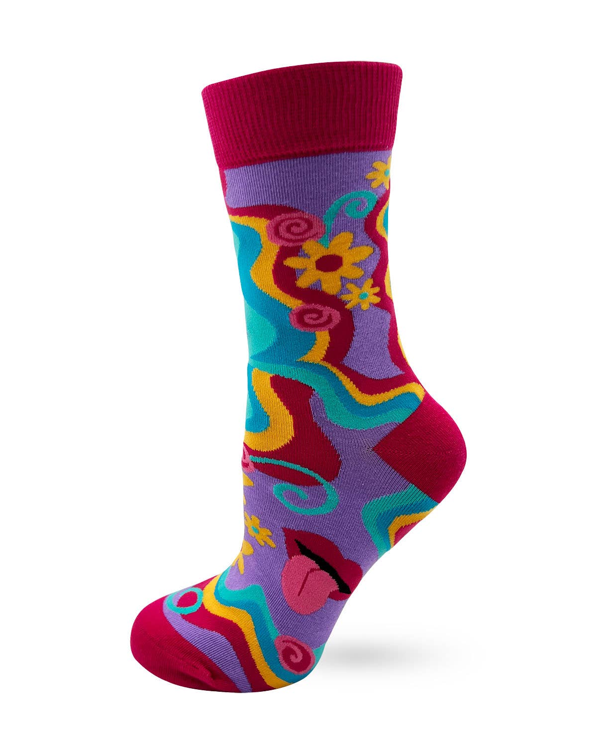 Fabdaz Fabdaz - If You Lick it They Will Come Funny Women's Crew Socks