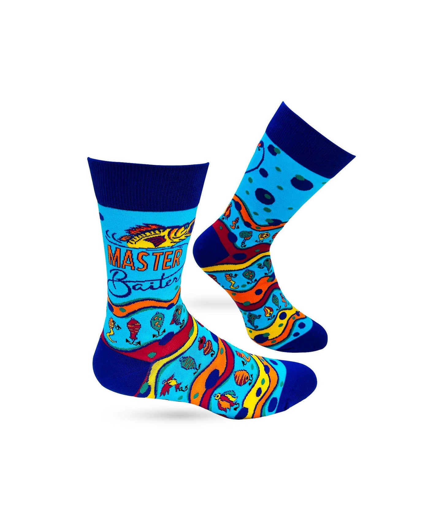 Fabdaz Fabdaz - Master Baiter Men's Novelty Crew Socks