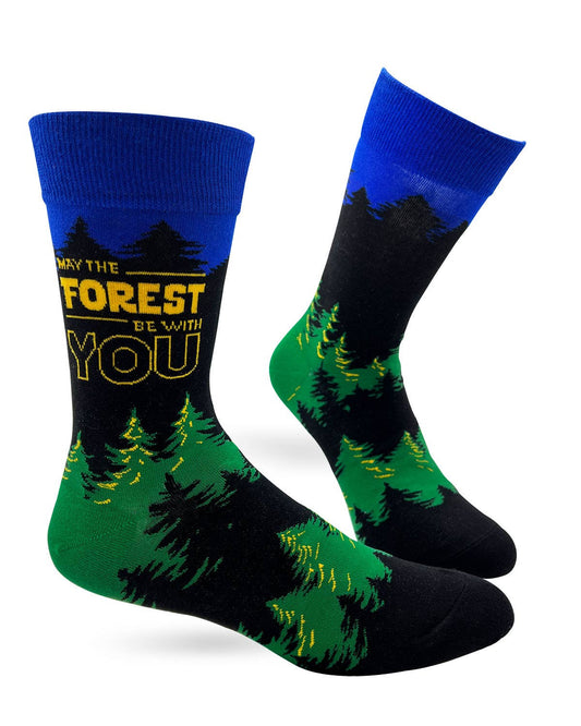 Fabdaz Fabdaz - May The Forest Be With You Men's Novelty Crew Socks