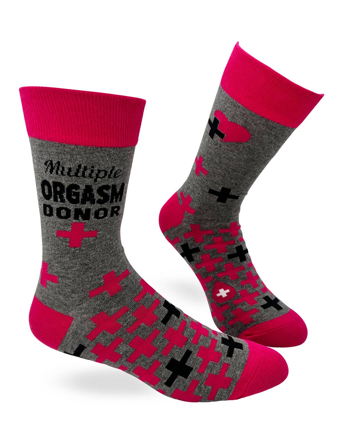 Fabdaz Fabdaz - Multiple Orgasm Donor Men's Novelty Crew Socks