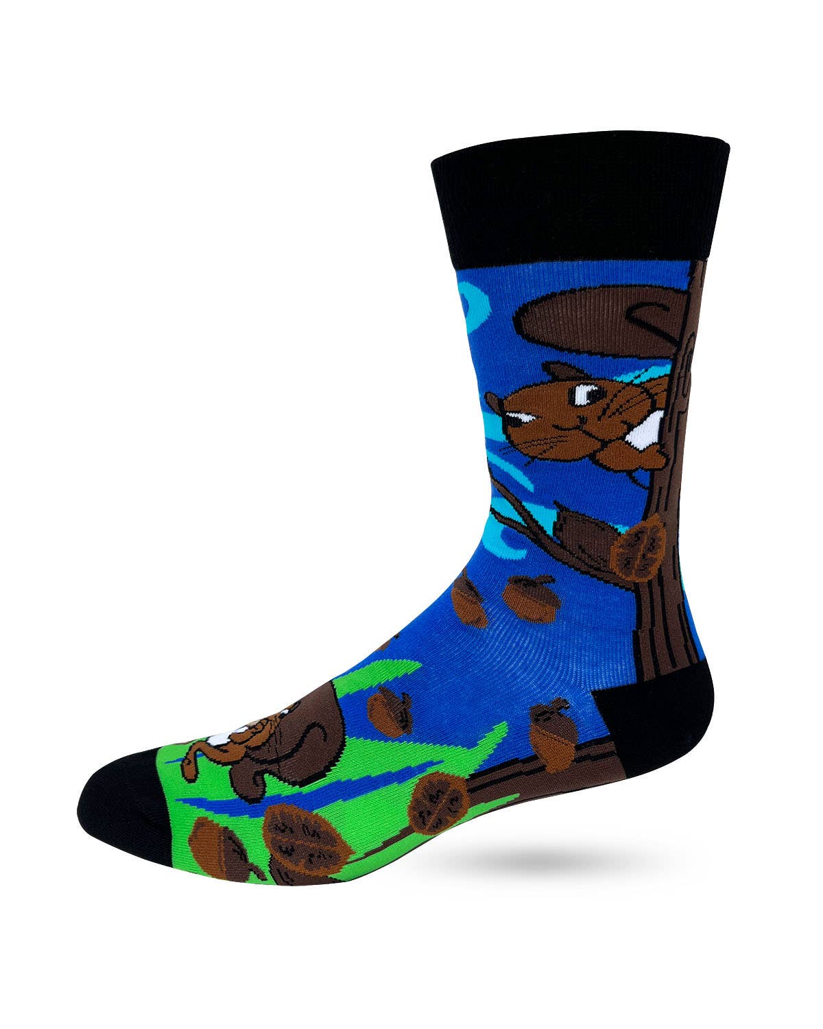 Fabdaz Fabdaz - Protect Your Nuts Men's Novelty Crew Socks