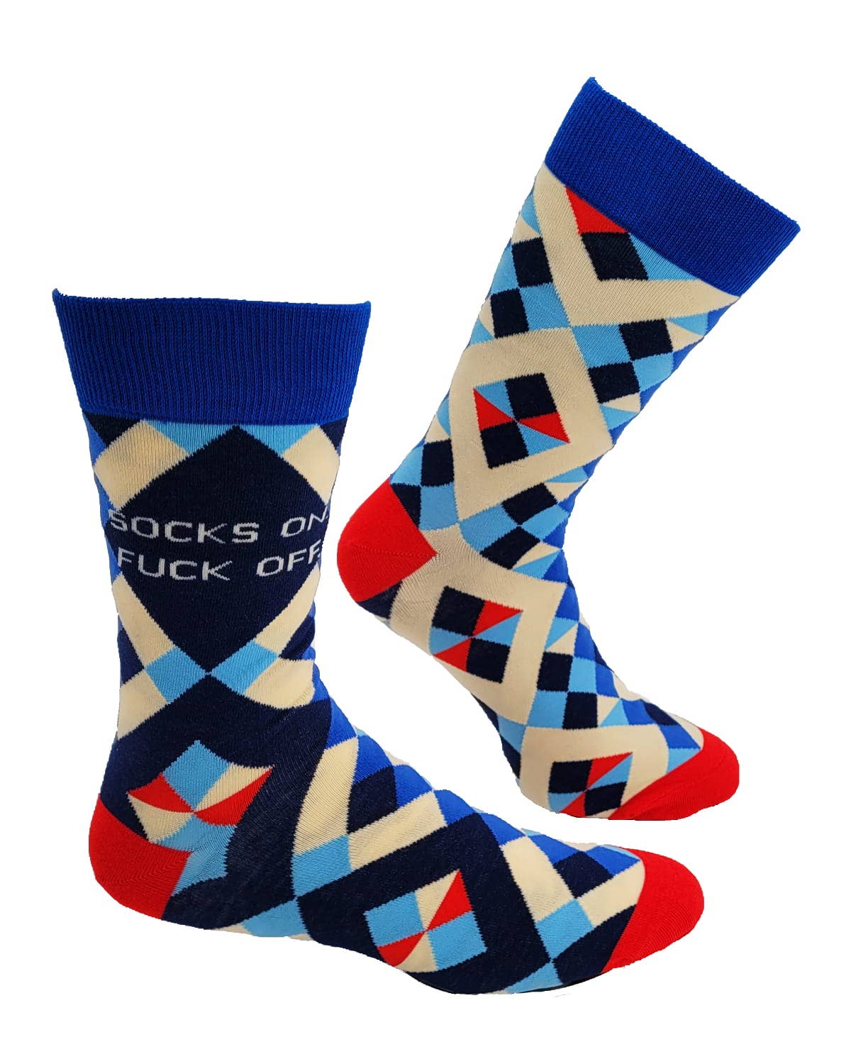 Fabdaz Fabdaz - Socks On F*ck Off Men's Novelty Crew Socks