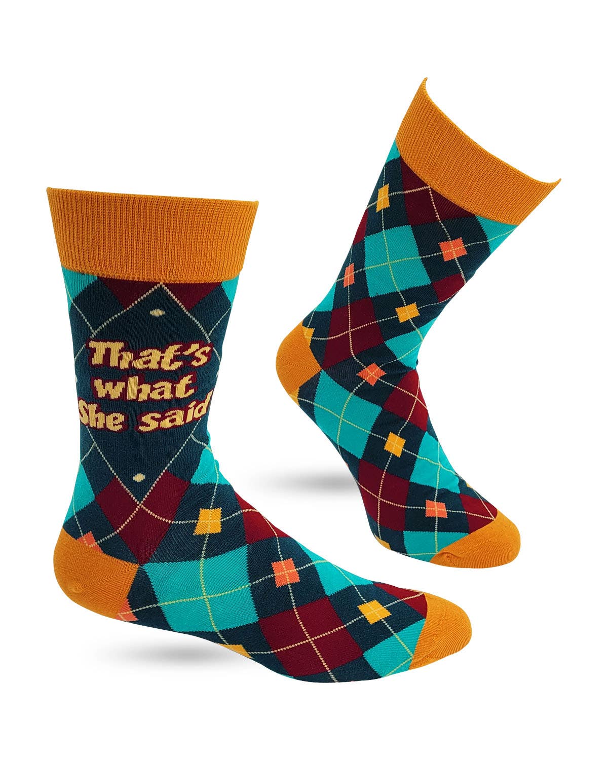 Fabdaz Fabdaz - That's What She Said Men's Novelty Crew Socks