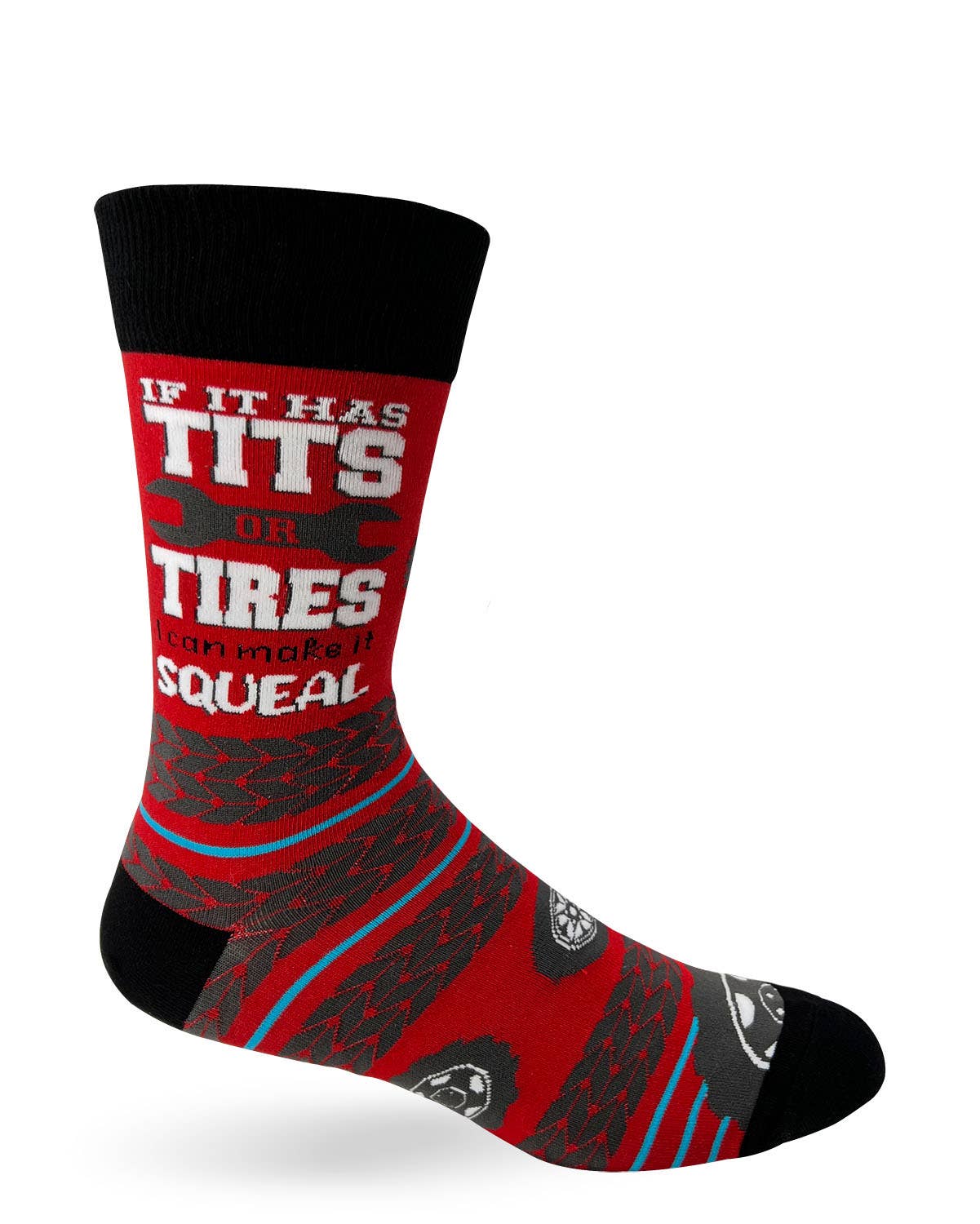 Fabdaz If It Has Tits Or Tires I Can Make It Squeal Men's Socks