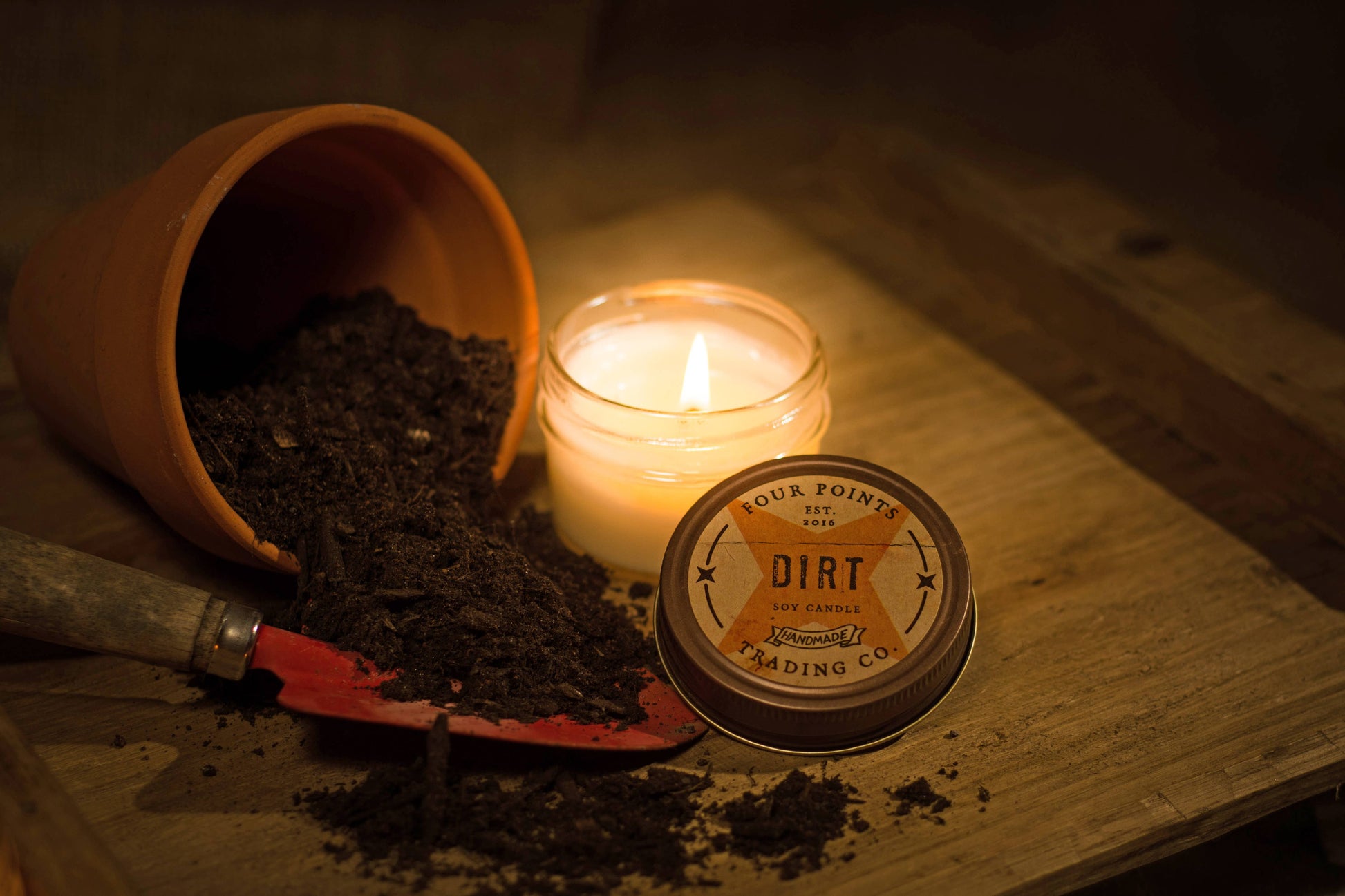 Four Points Trading Co Four Points Trading Co - Dirt 4 oz Soy Candle