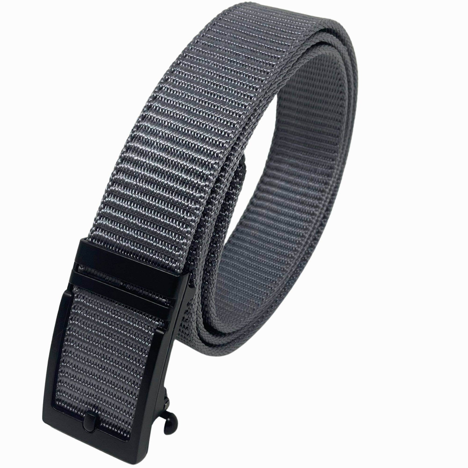 Funky Junque Funky Junque - Nylon Ratchet Belt - Grey: X-Large (Pant Size 42"-45")