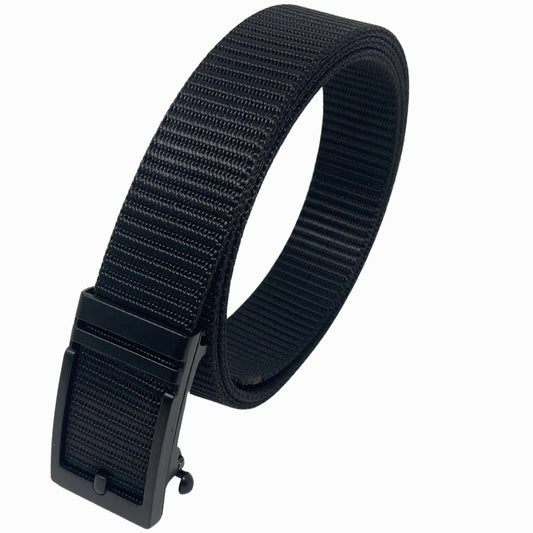 Funky Junque Nylon Ratchet Belt - Black: Large (Pant Size 38"-41")