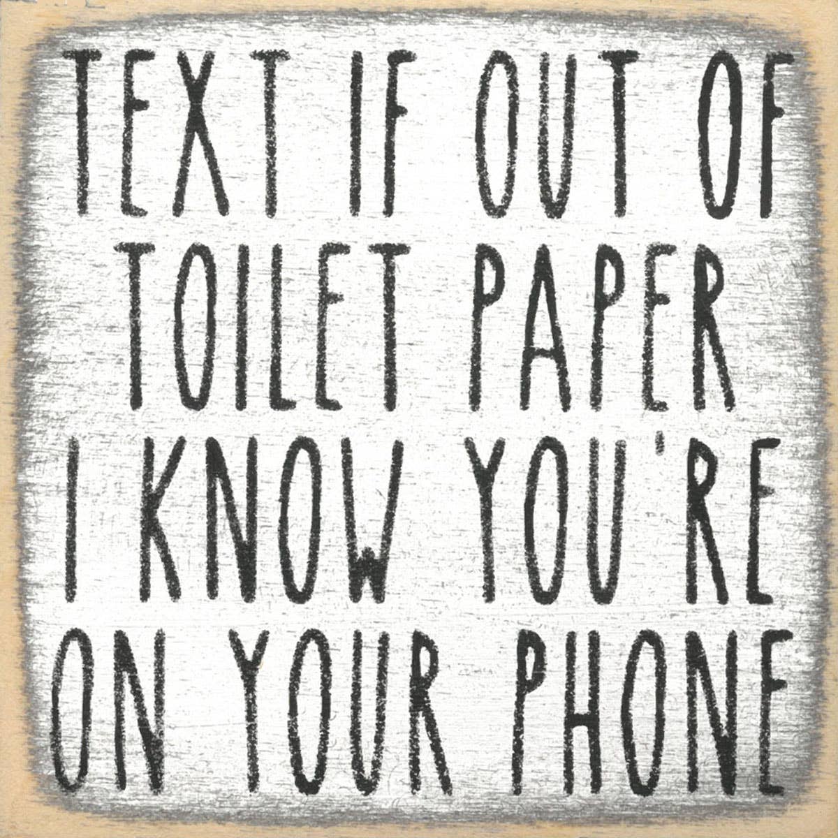 Gar Wholesale Inc. Gar Wholesale Inc. - 4X4-187 Text Toilet Paper