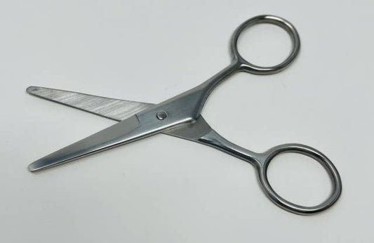 GBS GBS - BEARD NOSE MUSTACHE EYEBROWS SCISSORS 4" STAINLESS STEEL