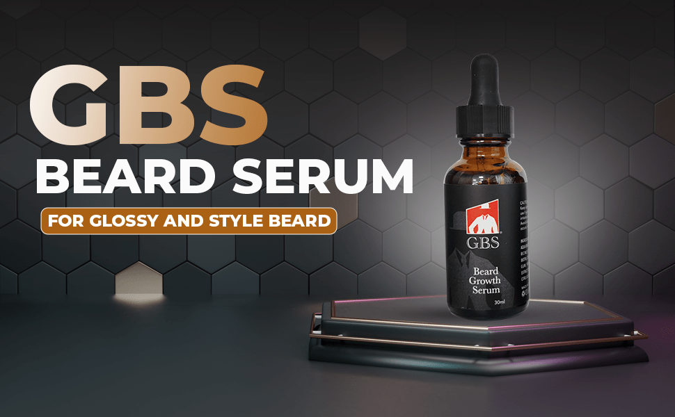 GBS GBS - G.B.S Beard Natural Hair Growth Serum with Biotin 1 oz