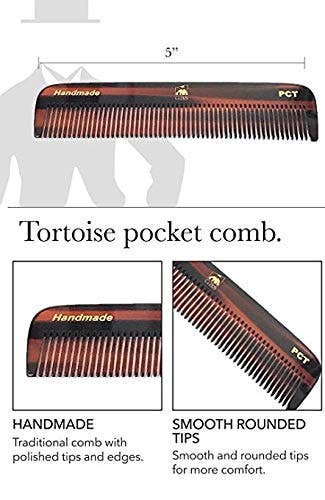 GBS GBS - G.B.S PCT Pocket Comb Fine Toothed Dressing Comb 5"