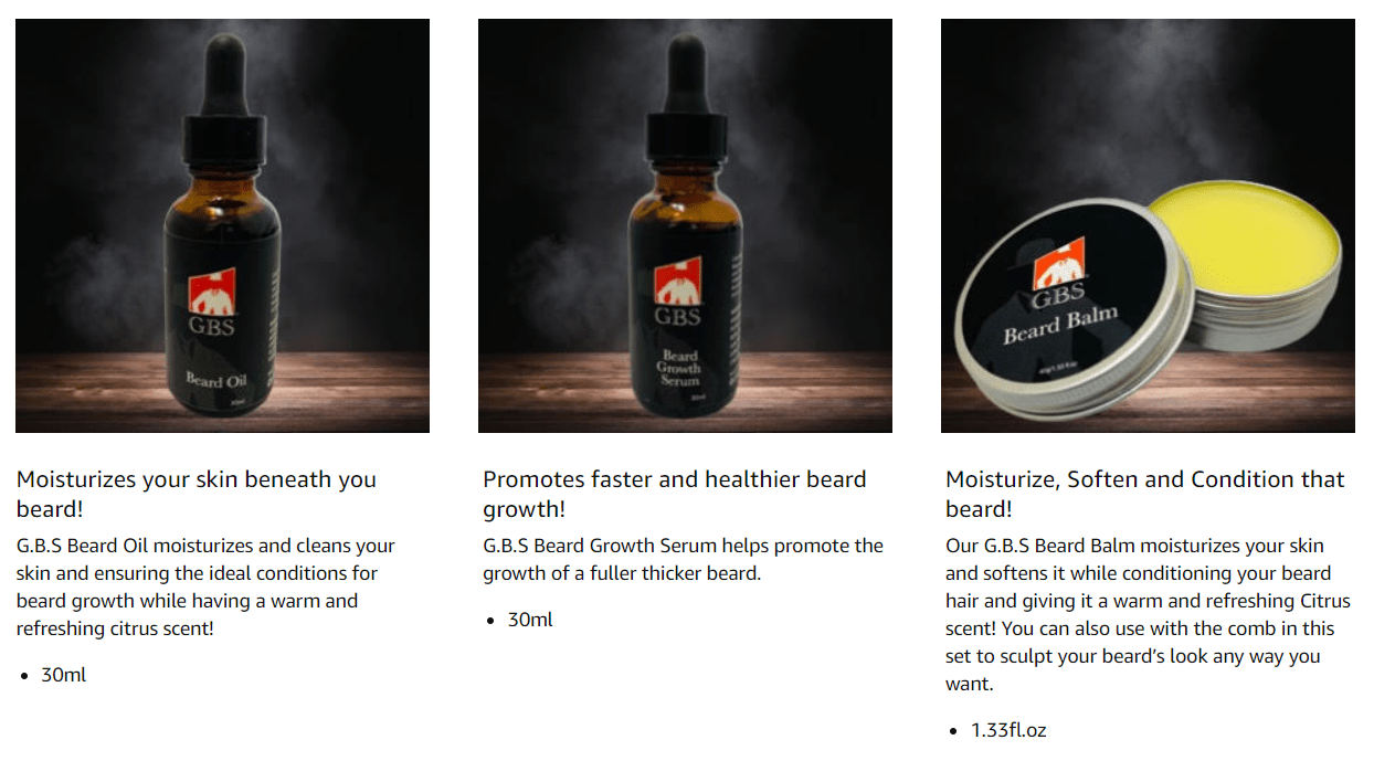 GBS GBS - GBS Beard Growth Kit