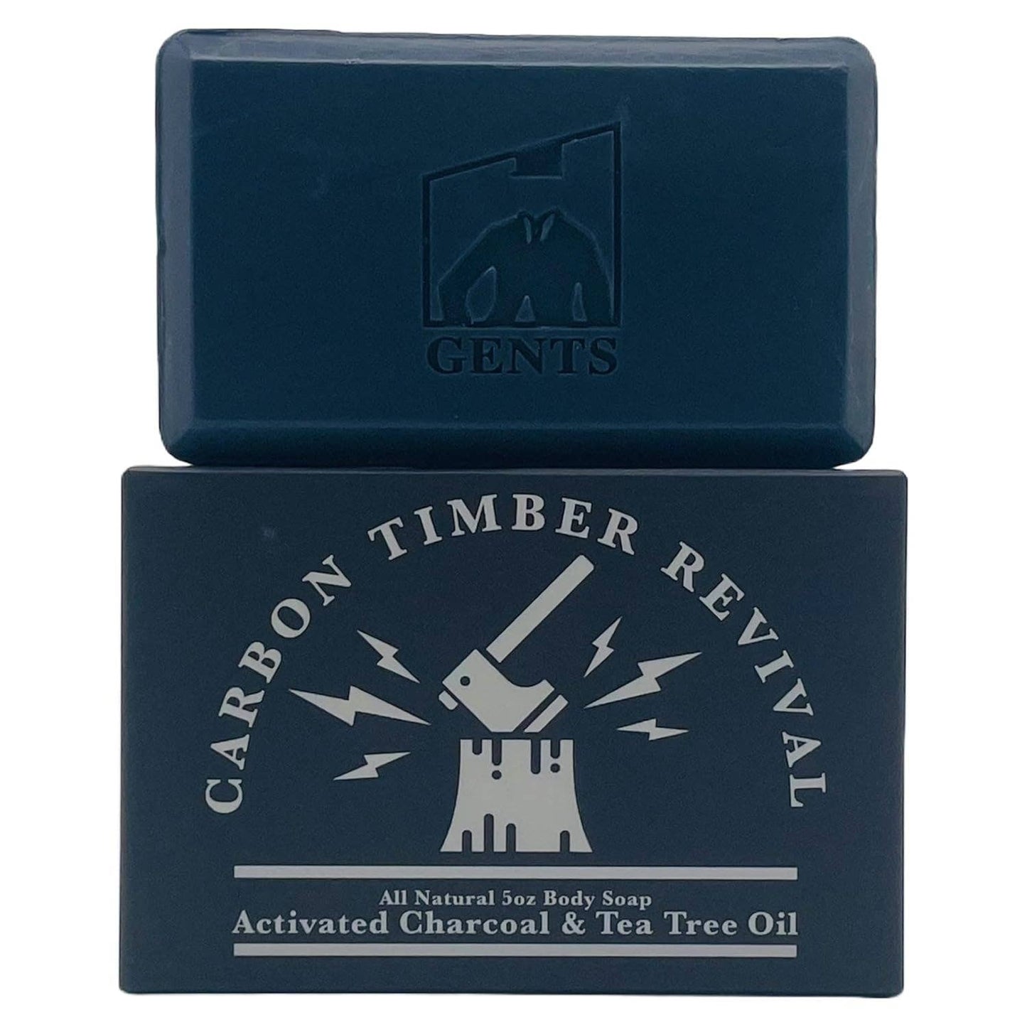 GBS GBS - GENTS Body Soaps 5 oz All Natural 5 DIFFERENT SCENTS: Carbon Timber Revival ( Charcoal & Tea Tree Oil)