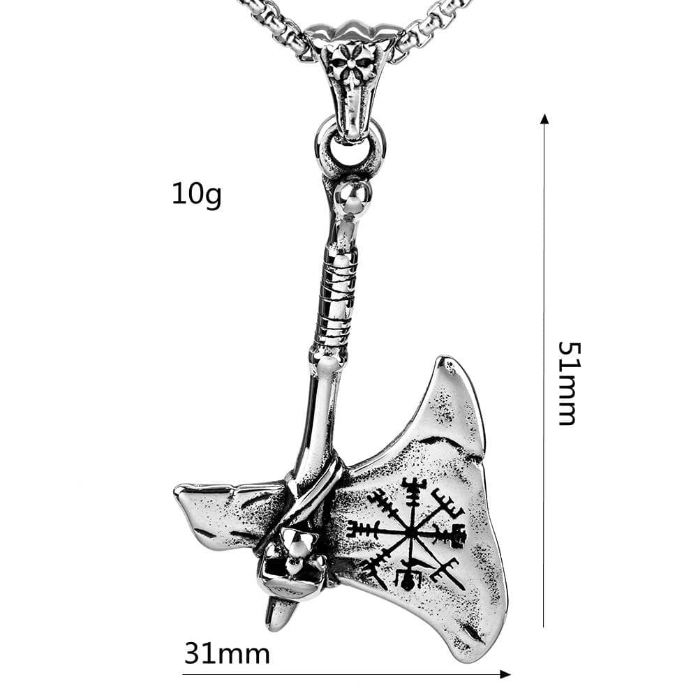 Gemcohub Necklace Viking Axe Pendant Necklace