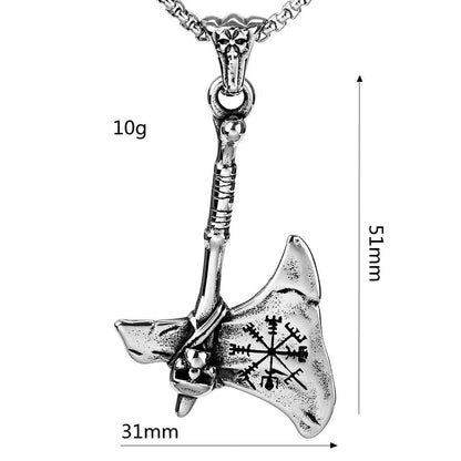 Gemcohub Necklace Viking Axe Pendant Necklace