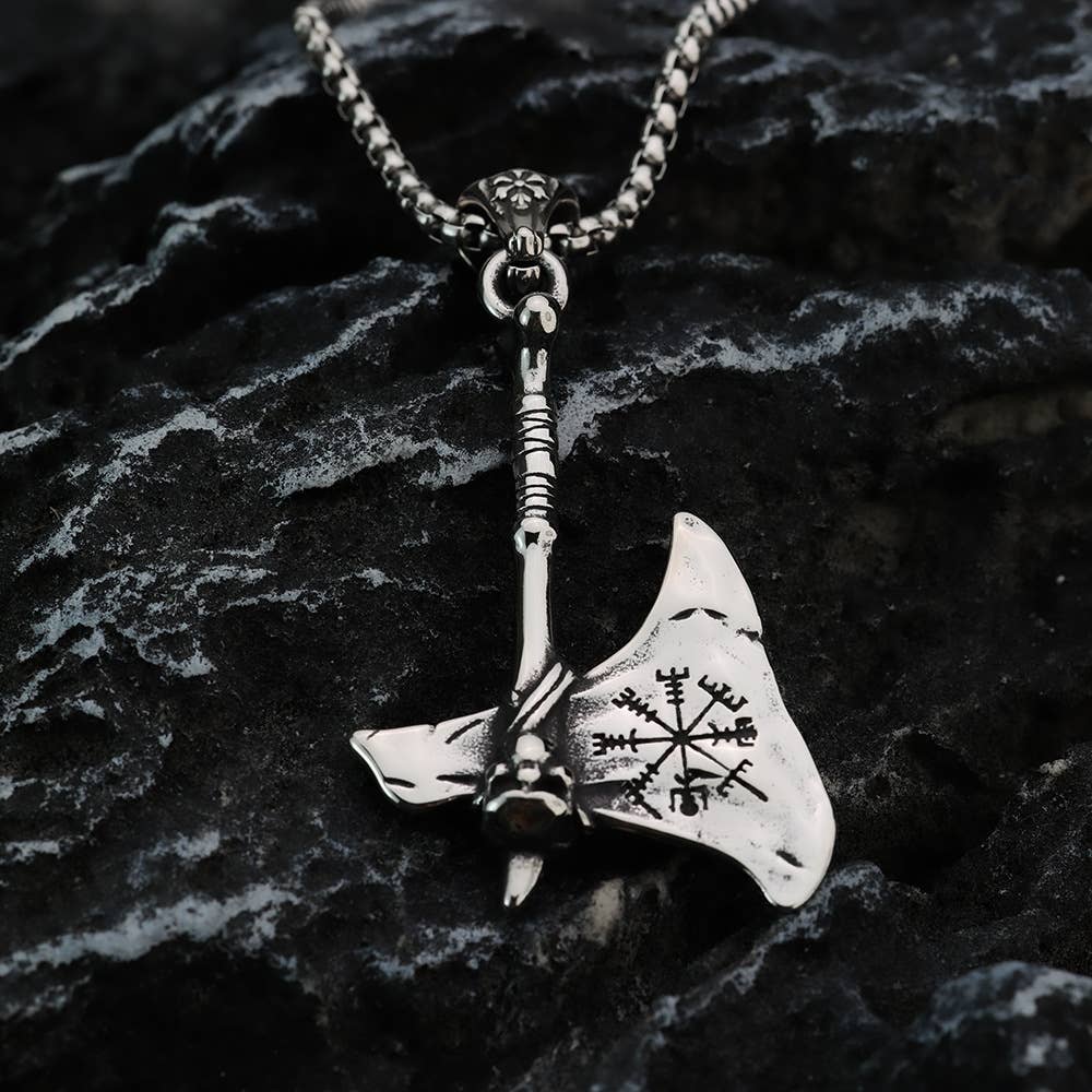 Gemcohub Necklace Viking Axe Pendant Necklace