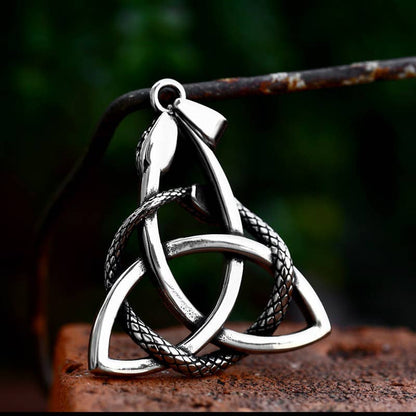 Gemcohub Necklace Vintage Viking Celtic Knot Snake Necklace