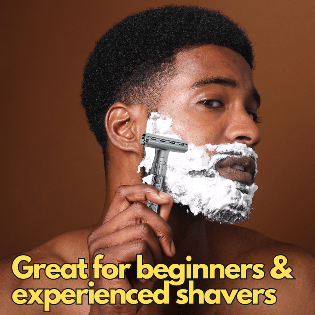 GENTS FINE GROOMING PRODUCTS GENTS FINE GROOMING PRODUCTS - Butterfly Adjustable Heavy Duty Razor Double Edge W/ 10 Blad
