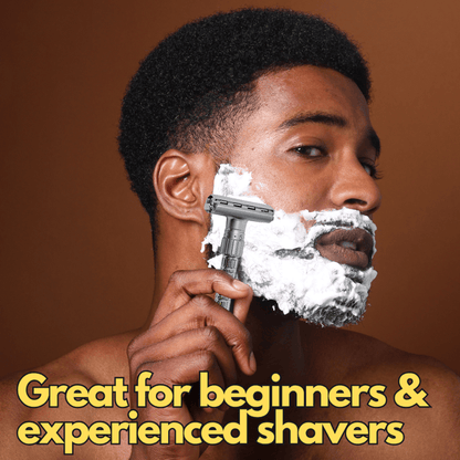 GENTS FINE GROOMING PRODUCTS GENTS FINE GROOMING PRODUCTS - Butterfly Adjustable Heavy Duty Razor Double Edge W/ 10 Blad