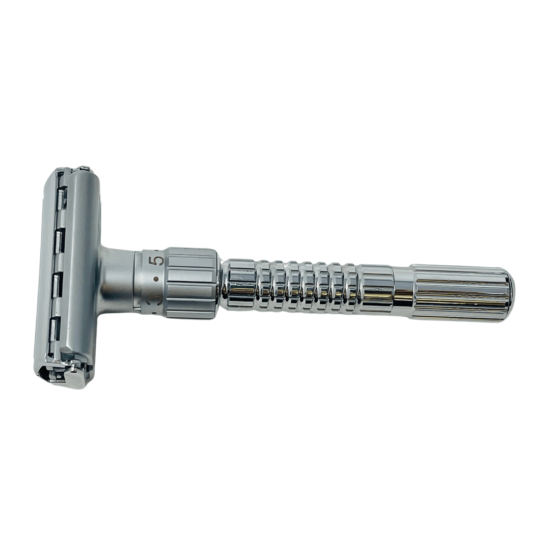 GENTS FINE GROOMING PRODUCTS GENTS FINE GROOMING PRODUCTS - Butterfly Adjustable Heavy Duty Razor Double Edge W/ 10 Blad
