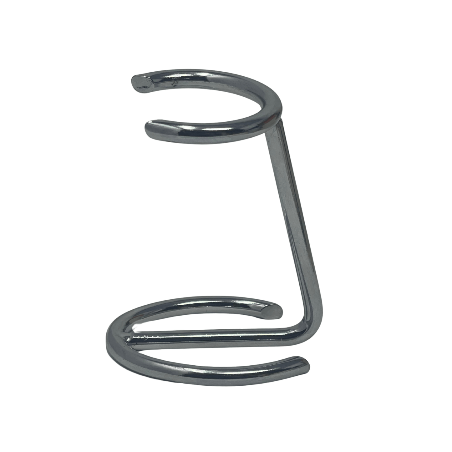 GENTS FINE GROOMING PRODUCTS GENTS FINE GROOMING PRODUCTS - Chrome Shaving Brush Stand – Compact 2.75” Tall Metal Holder