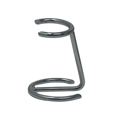 GENTS FINE GROOMING PRODUCTS GENTS FINE GROOMING PRODUCTS - Chrome Shaving Brush Stand – Compact 2.75” Tall Metal Holder