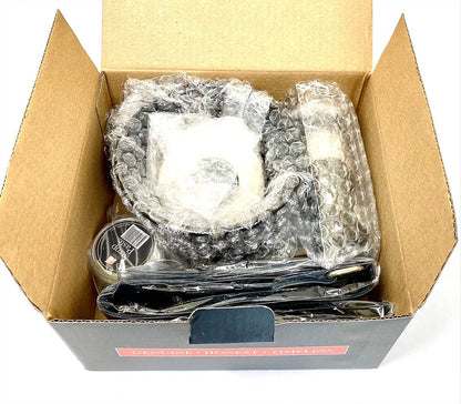 GENTS FINE GROOMING PRODUCTS GENTS FINE GROOMING PRODUCTS - G.B.S Black Luxury Shaving Kit - Wood Straight Razor Black