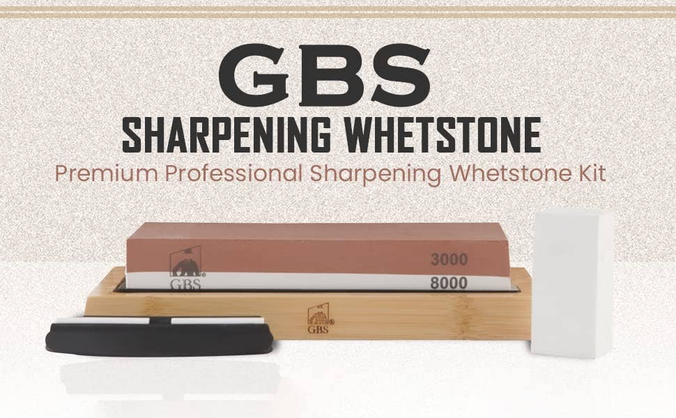 GENTS FINE GROOMING PRODUCTS GENTS FINE GROOMING PRODUCTS - GBS Premium Whetstone Knife Sharpening Stone 2 Sid