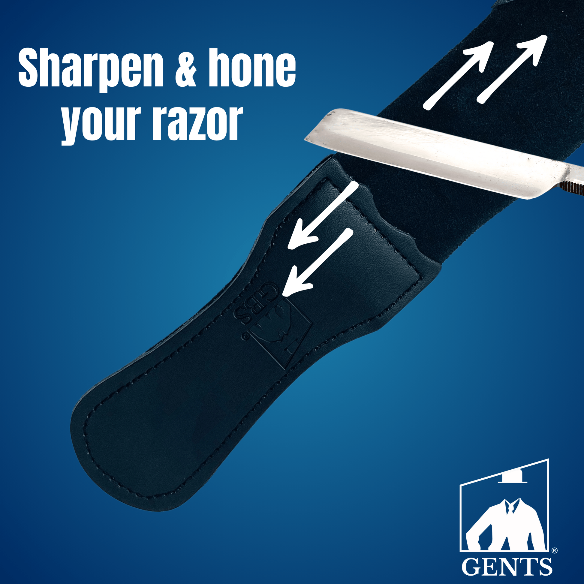GENTS FINE GROOMING PRODUCTS GENTS FINE GROOMING PRODUCTS - Gents Black Leather Razor Sharpening Strop