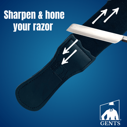GENTS FINE GROOMING PRODUCTS GENTS FINE GROOMING PRODUCTS - Gents Black Leather Razor Sharpening Strop