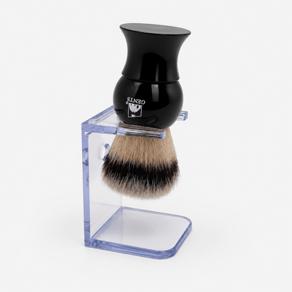 GENTS FINE GROOMING PRODUCTS GENTS FINE GROOMING PRODUCTS - GENTS Classic Shaving Brush Stands – Black, Clear, Ivory: Black