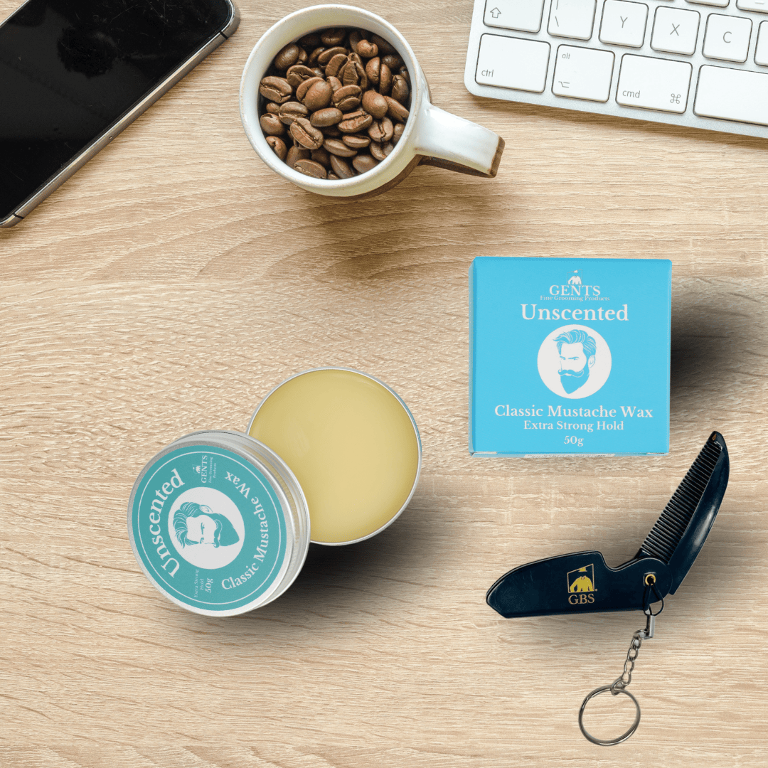GENTS FINE GROOMING PRODUCTS GENTS FINE GROOMING PRODUCTS - Gents Mustache Wax – Strong Hold : Sandalwood
