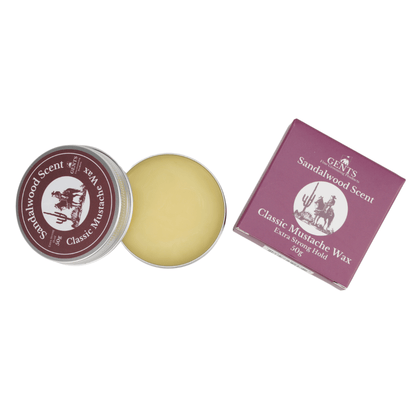 GENTS FINE GROOMING PRODUCTS GENTS FINE GROOMING PRODUCTS - Gents Mustache Wax – Strong Hold : Sandalwood