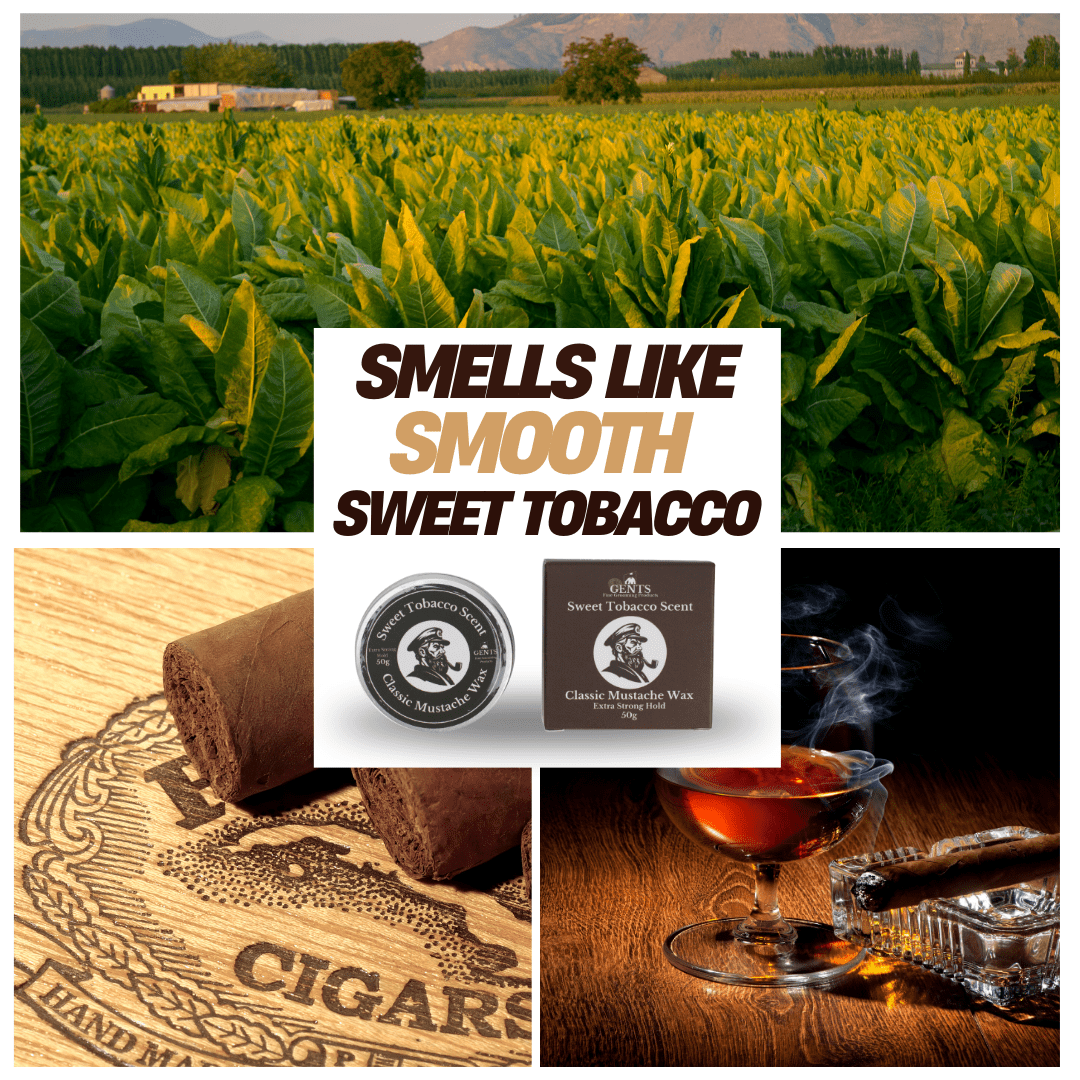 GENTS FINE GROOMING PRODUCTS GENTS FINE GROOMING PRODUCTS - Gents Mustache Wax – Strong Hold : Sweet Tobacco