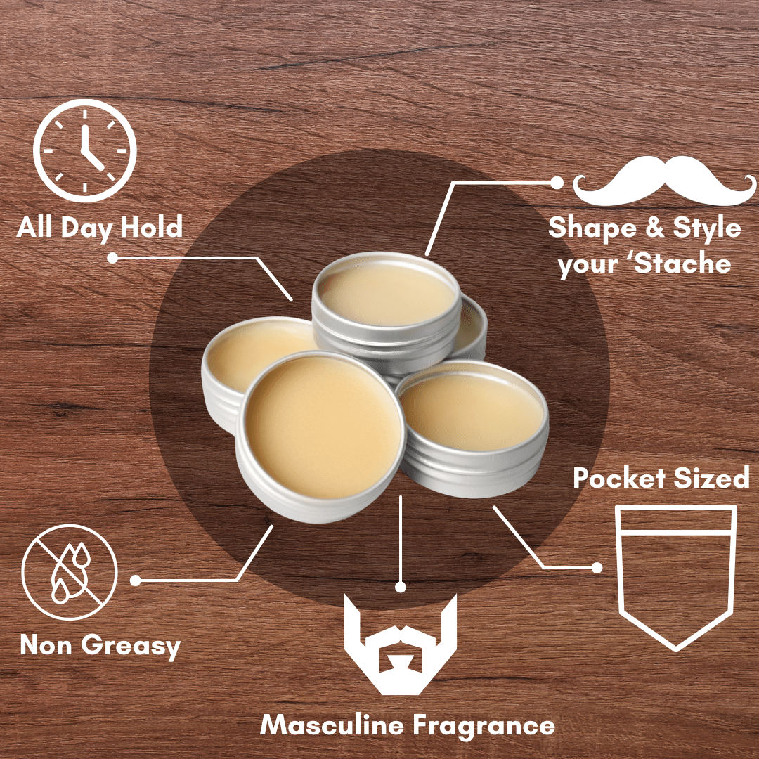 GENTS FINE GROOMING PRODUCTS GENTS FINE GROOMING PRODUCTS - Gents Mustache Wax – Strong Hold : Sweet Tobacco