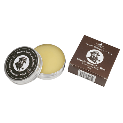 GENTS FINE GROOMING PRODUCTS GENTS FINE GROOMING PRODUCTS - Gents Mustache Wax – Strong Hold : Sweet Tobacco