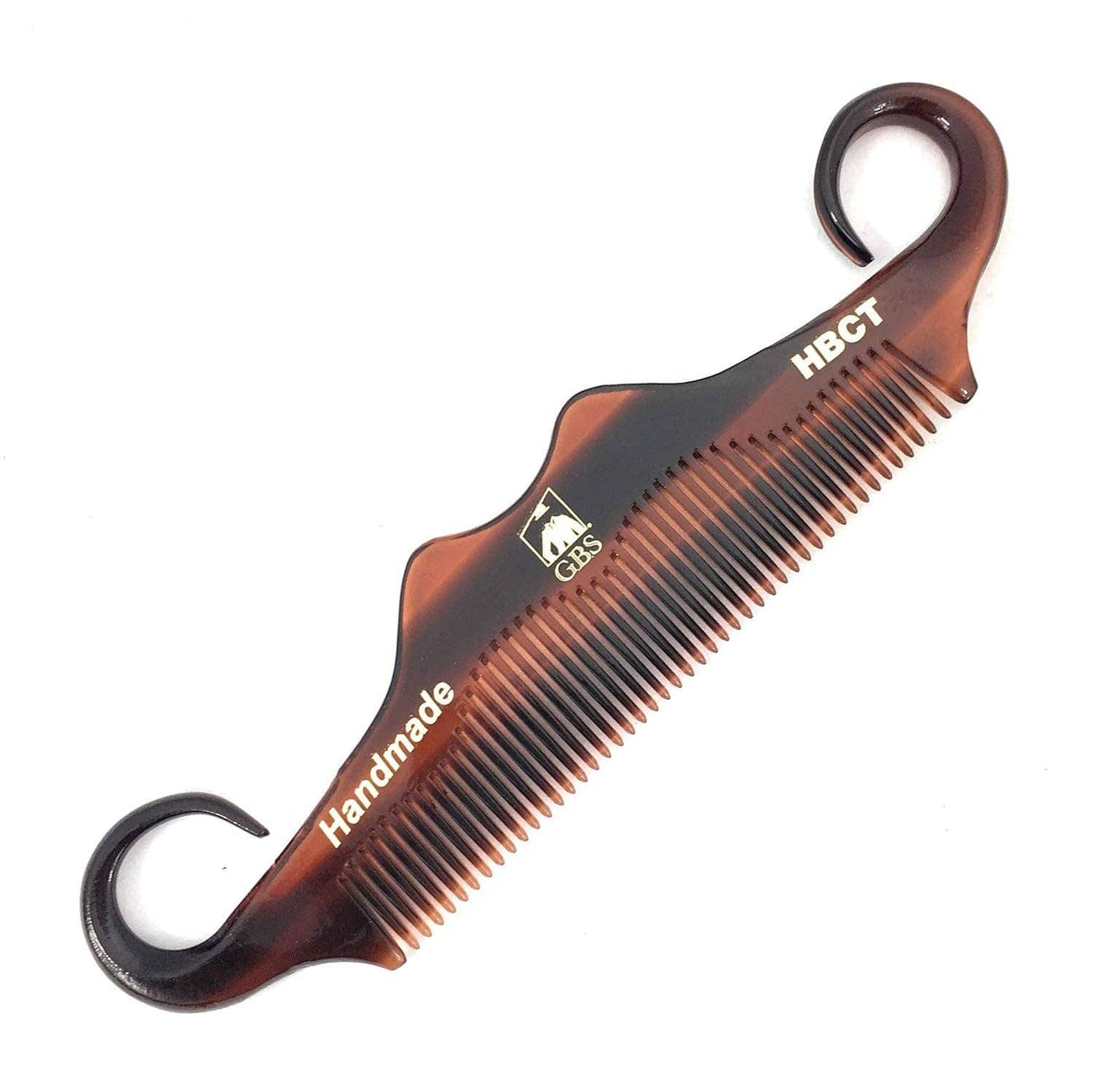 GENTS FINE GROOMING PRODUCTS GENTS FINE GROOMING PRODUCTS - Handmade Acetate Tortoise Comb For Beard & Head HBCT