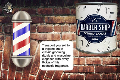 Gorilla Candles Gorilla Candles - Barber Shop Scented Candle