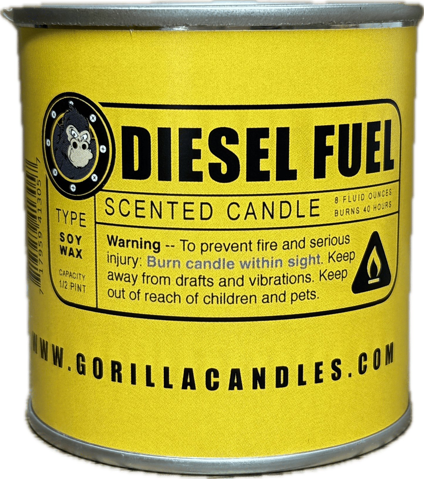 Gorilla Candles Gorilla Candles - Diesel Fuel Scented Candle
