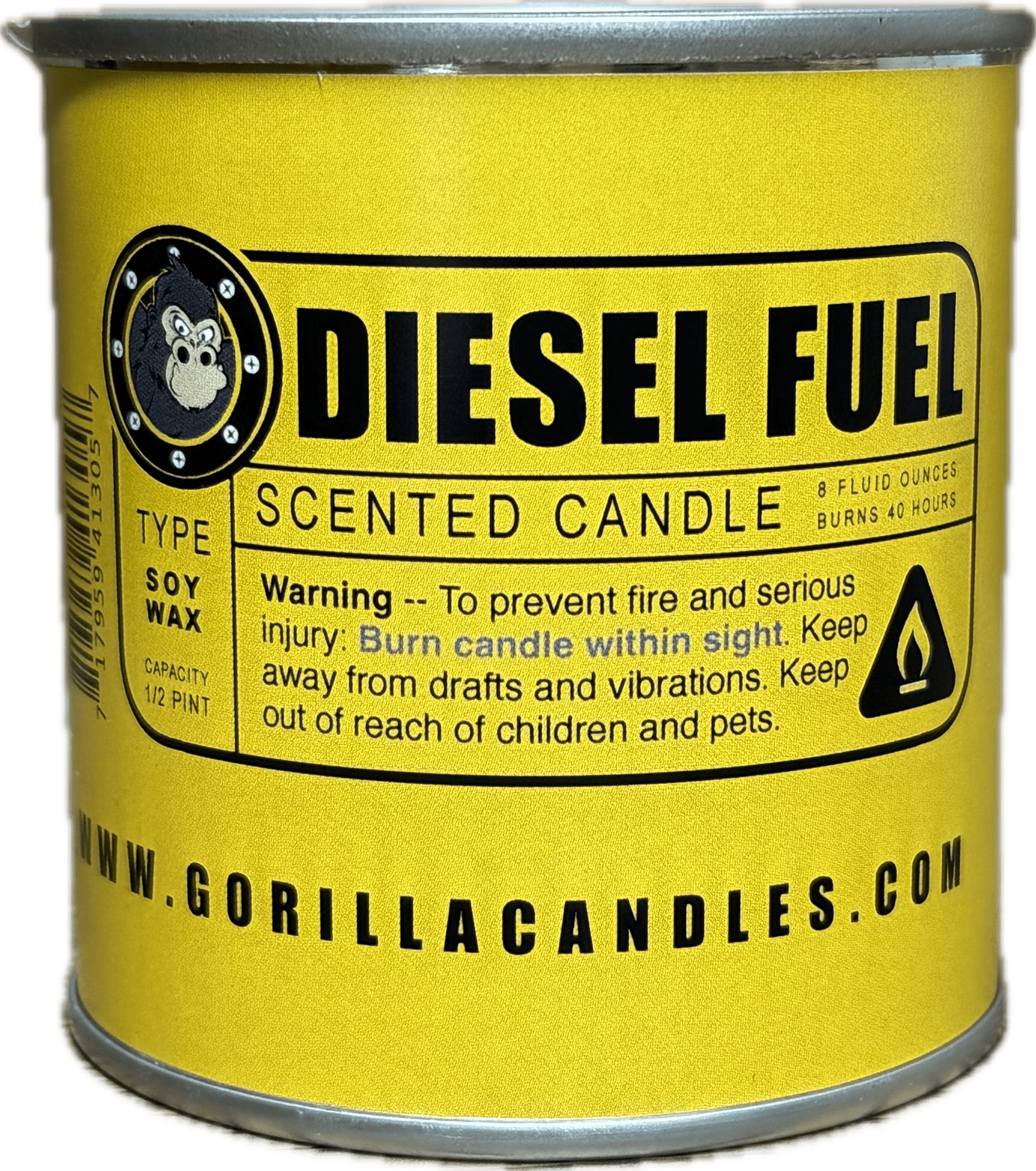 Gorilla Candles Gorilla Candles - Diesel Fuel Scented Candle