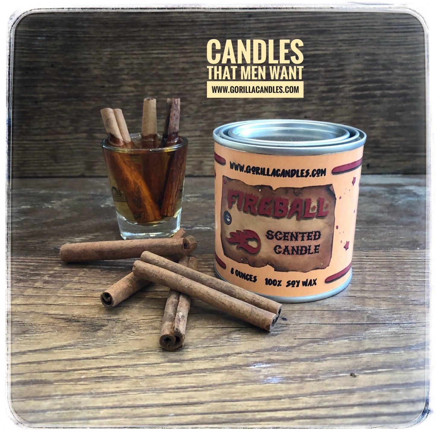 Gorilla Candles Gorilla Candles - Fireball Scented Candle