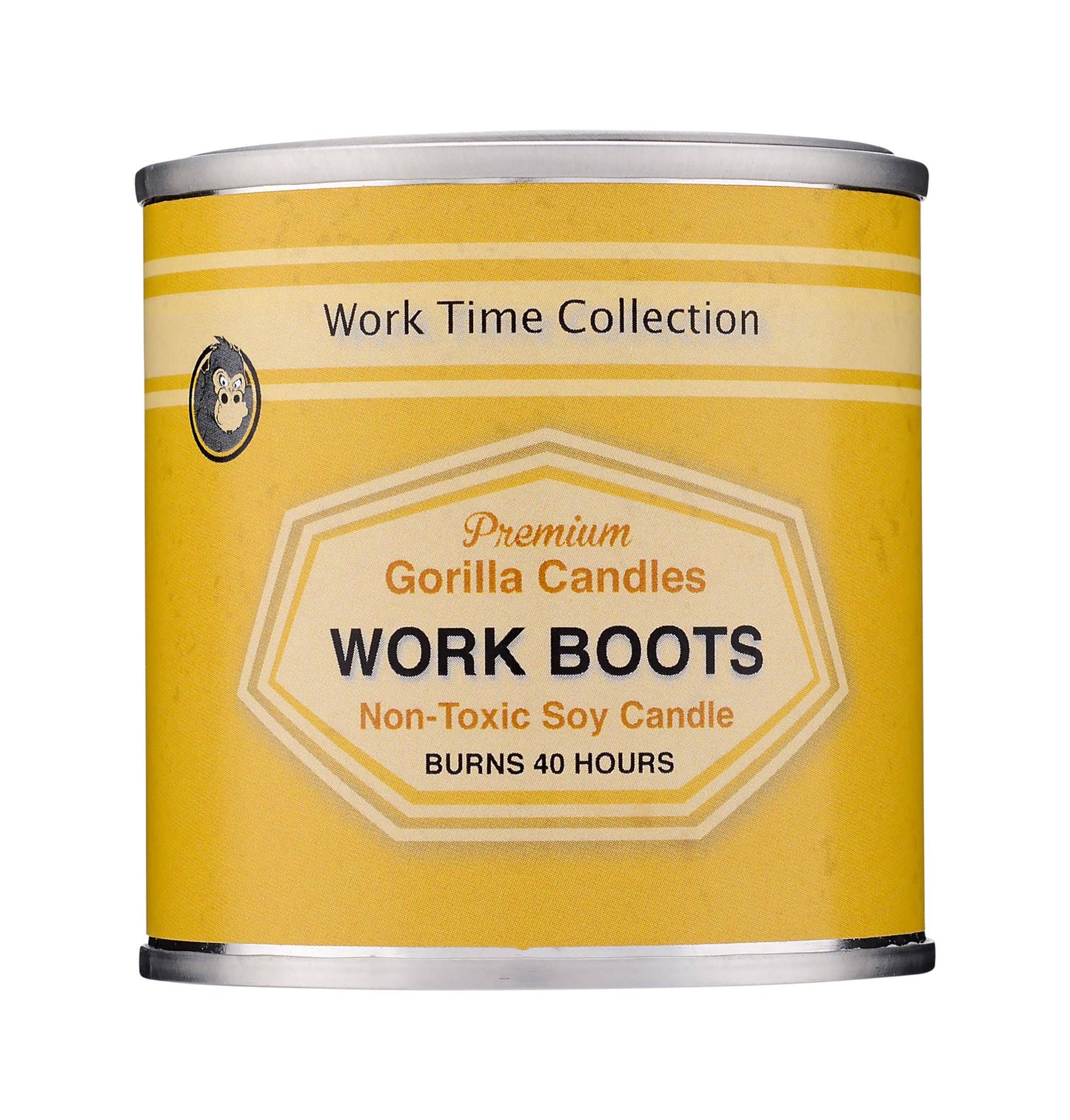 Gorilla Candles Gorilla Candles - New Leather Work Boots Scented Candle