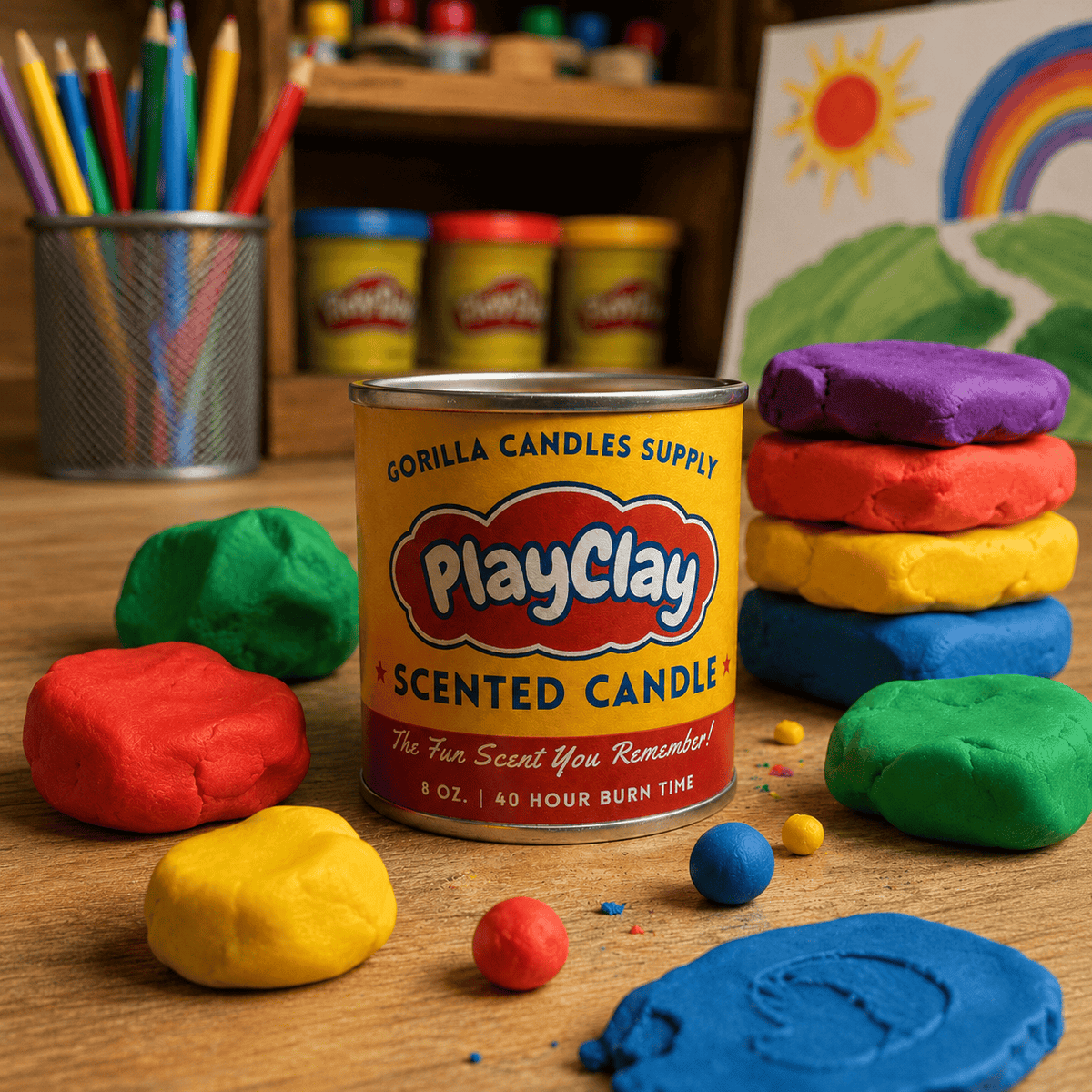 Gorilla Candles Gorilla Candles - Play Clay (Play-doh inspired)